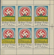 Dt. Besetzung II WK - Dänemark: Dänemark, 1944 (ca.), NSAP Propagandavignette "Hühnengrab" Im Eckran - Occupation 1938-45