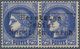 Dt. Besetzung II WK - Frankreich - Dünkirchen: 1940, 2.25 Fr. Ultramarin "Ceres", Waagerechtes Paar - Bezetting 1938-45