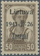 Dt. Besetzung II WK - Litauen - Zargrad (Zarasai): 50 K. Braun Mit Schwarzem Aufdruck In Type III, P - Occupazione 1938 – 45