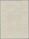 Dt. Besetzung II WK - Russland - Pleskau (Pskow): 1941, 60 K + 40 K Dunkelrötlichbraun Blockausgabe - Occupazione 1938 – 45