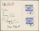 Feldpostmarken: 1944, Zulassungsmarke, Gezähnt, Li. Unteres Eckrandstück Mit HAN 18274.43 5, Zusamme - Autres & Non Classés
