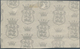 Feldpostmarken: 1944, Luftpost-Zulassungsmarke Ungezähnt Im Waagerechten Paar Auf Luxusbriefstück Mi - Andere & Zonder Classificatie