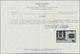 Feldpostmarken: 1944, Inselpost-Zulassungsmarke, Durchstochen Mit Schwarzem, Diagonalem "Vukovar-Auf - Sonstige & Ohne Zuordnung