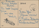 Feldpost 2. Weltkrieg: 1945, Feldpostkarte Mit Abbildung Eine U-Bootes Von FP-Nummer 56340 Rgts. Sta - Altri & Non Classificati