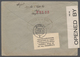 Zensurpost: 1941, Überroller, Auslands-Brief Per Eilboten Von Argentinien, Mit EF 40 C., Aufgegeben - Autres & Non Classés