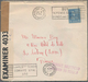 Zensurpost: 1941 Two Censored Covers Both Sent From Cambridge/Massachussets (same Correspondence) On - Other & Unclassified