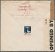 Zensurpost: 1941 Two Censored Covers Both Sent From Cambridge/Massachussets (same Correspondence) On - Other & Unclassified