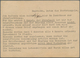 KZ-Post: 1942 Karte Eines Jüdischen Strafgefangenen Mit Standardvordruck Aus Dem Strafgefängnis St. - Cartas & Documentos