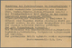 KZ-Post: 1943 27.9.), Vordruckbrief (blaues Papier Mit Schwarzem Eindruck - Lajournade EI 10a) Eines - Lettres & Documents