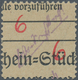 Deutsche Lokalausgaben Ab 1945: GROSSRÄSCHEN, Vorläufer 6 Pfg. Auf Zollformular Statt Auf Dem Uhrzei - Autres & Non Classés