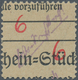 Deutsche Lokalausgaben Ab 1945: GROSSRÄSCHEN, Vorläufer 6 Pfg. Auf Zollformular Statt Auf Dem Uhrzei - Sonstige & Ohne Zuordnung