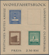 Deutsche Lokalausgaben Ab 1945: OLDENBURG: 1948, Landeshilfe-Block Geschnitten, Private Ausgabe, Zwe - Autres & Non Classés