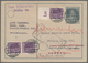 Alliierte Besetzung - Gemeinschaftsausgaben: 1947, Ganzsachenkarte H. V. Stephan 12 Pf Mit Zusatzfra - Autres & Non Classés