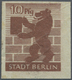 Sowjetische Zone - Berlin Und Brandenburg: 1945, Bären-Ausgabe, 10 Pfg. Mittelsiena Und 12 Pfg. Rot, - Sonstige & Ohne Zuordnung