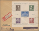 Sowjetische Zone - Thüringen: 1946. THEATER-Blockpaar Auf 2 FDC-R-Ortsbriefen Je Mit Ersttags-Tagess - Altri & Non Classificati