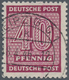 Sowjetische Zone - West-Sachsen: 1946, 40 Pf Dunkelmagenta Mit Wz. X Auf Weißem Papier Mit Feiner Ne - Sonstige & Ohne Zuordnung