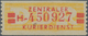 DDR - Dienstmarken A (Verwaltungspost B): 1958, ZKD 20 Pfg H = Chemnitz, Links Ein Senkrechter Bug S - Sonstige & Ohne Zuordnung