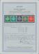 DDR - Dienstmarken A (Verwaltungspost B): 1956, 5 Pfg. - 40 Pfg. Zirkelbogen Nach Rechts Auf Gefaser - Other & Unclassified