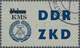 DDR - Dienstmarken C (Laufkontrollzettel ZKD): 1964, Laufkontrollzettel, KMS Auf Pdm, ABART "KONTROL - Andere & Zonder Classificatie