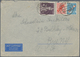 Berlin: 1949: IAS-Luftpostbrief Bis 20g Übersee DM 2,50 Mit 20 + 30 Pf. Rotaufdruck, Dazu 2.- DM Ste - Sonstige & Ohne Zuordnung