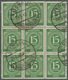 Berlin - Besonderheiten: 15 Pf. Ziffer Grün 46 St. Mit 8(17) U. 6 Mal 10 Pf. Arbeiter (vorder U. Rüc - Sonstige & Ohne Zuordnung