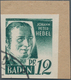 Französische Zone - Baden: 1947, 12 Pf. Schwarzopalgrün Gestempelt Auf Briefstück (nur Eckgestempelt - Autres & Non Classés