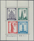 Französische Zone - Baden: 1949, Wiederaufbau-Block Gezähnt Mit Abart "20 Pfg.-Wertstufe Nach Rechts - Andere & Zonder Classificatie