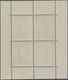 Französische Zone - Baden: 1949. Freibug-Block, Gezähnt, Mit Sehr Seltener Abart "10 Pf Und 30 Pf St - Other & Unclassified