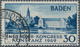 Französische Zone - Baden: 1949, 30 Pfg. Europäischer Ingenieur-Kongress In Konstanz, Entwertet "Ren - Andere & Zonder Classificatie