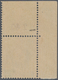 Saarland (1947/56): 1947, 6 Fr. Auf 24 Pfg. Urdruck Mit Doppeltem Aufdruck Aus Der Linken Oberen Bog - Ongebruikt