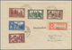 Saarland (1947/56): 1950, 8+2 Fr Bis 50+20 Fr Kpl. Volkshilfe A. R-Bf. Aus Saarbrücken + 2x 25+10 Fr - Unused Stamps