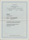 Saarland (1947/56): 1947, Freimarke 3 F Auf 15 Pfg. Mit Kopfstehendem Aufdruck Auf Blanko-Brief, Fot - Ungebraucht