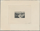 Saarland (1947/56): 1948, 6 F Arbeiter Als Künstler-Block In Schwarz Format 113x157mm Auf Büttenpapi - Unused Stamps