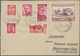 Saarland (1947/56): 1949/1950, 15+5 Fr Pferde, 15+5 Fr Kolping U. 15+5 Fr IBASA MiF A. Brief, 15+5 K - Unused Stamps