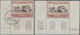 Saarland (1947/56): 1950, 15+5 Fr IBASA Aus Der Rechten Unteren Bogenecke (incl. Links Zwischensteg) - Unused Stamps