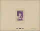 Delcampe - Saarland (1947/56): 1952, Volkshilfe 1953 Auf 3 Vorlagekartons In Grün, Schiefer Und Violett Im Form - Unused Stamps