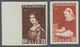 Saarland (1947/56): 1956, "Volkshilfe Als Ungezähnte Probedrucke", Postfrischer Satz In Tadelloser E - Unused Stamps