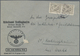 Bizone: 1945, 4 Pf AM-Post Im Senkrechten Paar Auf Portogerechtem Ortsbrief RECKLINGHAUSEN Aus Dem J - Autres & Non Classés