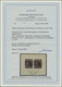 Bizone: 1948, Bandaufdruck 2 Pfg. Vierseitig UNGEZÄHNT Im Waagrechten Paar Auf Briefstück In Luxus-E - Autres & Non Classés