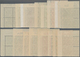 Bizone: 1948, 2 Bis 84 Pfg. Arbeiterserie Netzaufdruck Ohne "helle" Sechziger Einheitlich Im Postfri - Other & Unclassified
