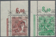 Bizone: 1948, 60 Pf Und 84 Pf Netzaufdruck Je Vom Eckrand Links Oben Durchgezähnt, Postfrisch, Mi 1. - Altri & Non Classificati