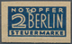 Bizone - Zwangszuschlagsmarken: 1948, 2 Pf Notopfermarke Geschnitten Mit Druck Auf Ungummiertem Sämi - Andere & Zonder Classificatie