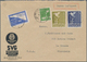 Bizone - Flugpost-Zulassungsmarke: 1948, JEIA-Zulassungsmarke Auf Luftpostbrief Frankiert Mit Gemein - Sonstige & Ohne Zuordnung