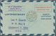 Bizone - Ganzsachen: 1948 Drei Luftpostbriefe Davon 2 Ganzsachen, 2x In Die USA Und Einmal Mit Zensu - Other & Unclassified
