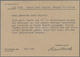 Bizone - Besonderheiten: 1948, Zehnfachfrankatur 120 Pf Als Absenderfreistempel Auf Karte Der Firma - Other & Unclassified