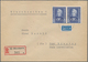 Bundesrepublik Deutschland: 1951, 2 Pfg. - 90 Pfg. Posthorn Als Postfrischer, Ungefalteter Oberrands - Andere & Zonder Classificatie