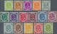 Bundesrepublik Deutschland: 1951- 1952, 2 Pfg. - 90 Pfg. Posthorn Als Postfrischer Satz, 70 Pf., 80 - Other & Unclassified