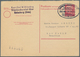Bundesrepublik - Ganzsachen: 1957, Fragekarte 20 Pf Rot Heuss I, Mit Bahnpost "Hamburg-Großenbrode 1 - Autres & Non Classés
