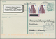 Bundesrepublik - Ganzsachen: 1993, 80 Pf. Sehenswürdigkeiten, Fehlende Farbe Grau Und Fehlender Leuc - Autres & Non Classés