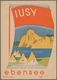 Ansichtskarten: Politik / Politics: 1948 "JUSY 1948 Ebensee" Internationales Lager Der Sozialistisch - Persönlichkeiten